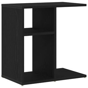 vidaXL Beistelltisch Schwarz Eichen-Optik 50 x 30 x 50 cm