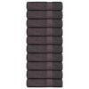 vidaXL Handt&uuml;cher FROGN 10 Stk. Anthrazit 50x100 cm 360 g/m&sup2;