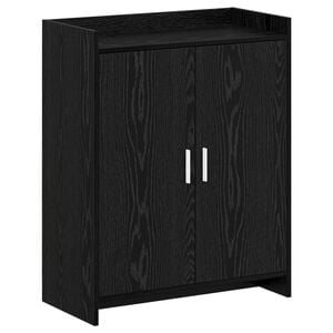 vidaXL Schuhschrank Schwarze Eiche 73,5 x 36 x 92 cm Holzwerkstoff