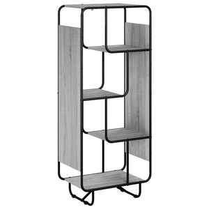 vidaXL Highboard Sonoma-Grau 60 x 37,5 x 144 cm Holzwerkstoff