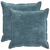 vidaXL Kissenbezug 2 pcs HOUTEN Blau 80 x 80 cm Chenille-Stoff