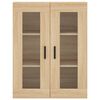 vidaXL Highboard Sonoma-Eiche 69,5x34x180 cm Holzwerkstoff
