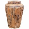 vidaXL Deko-Vase 40 x 60 cm Massivholz Teak
