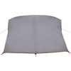 vidaXL Campingzelt mit Dach Grau und Orange 275 x 230 x 140 cm Taft