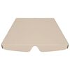 vidaXL Ersatzdach für Hollywoodschaukel Beige 150/130x105/70 cm