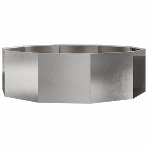vidaXL Pflanzk&uuml;bel Silber 120 x 120 x 35 cm Edelstahl