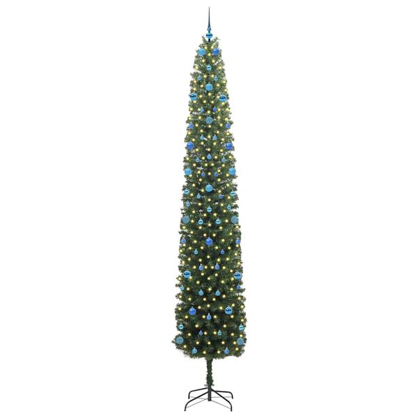 vidaXL K&uuml;nstlicher Weihnachtsbaum mit 300 LEDs mit St&auml;nder Gr&uuml;n 300 cm