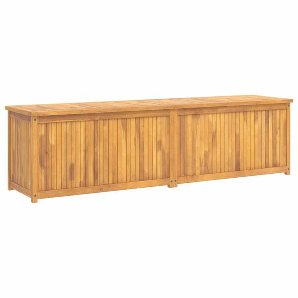 vidaXL Gartenbox 200x50x55 cm Massivholz Teak