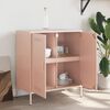 vidaXL Sideboard Rosa 68x39x79 cm Stahl