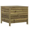 vidaXL Gartenhocker 62x63,5x53,5 cm Kiefernholz Imprägniert