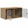 vidaXL Wandschrank Artisan-Eiche 68 x 37 x 35 cm Holzwerkstoff