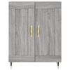 vidaXL Highboard Grau Sonoma 69,5x34x180 cm Holzwerkstoff