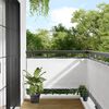 vidaXL Balkon-Sichtschutz Wei&szlig; 75x700 cm 100 % Polyester-Oxford