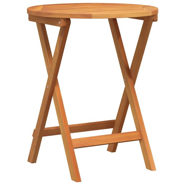 vidaXL Gartentisch Natur 60 x 60 x 72 cm Massivholz Akazie