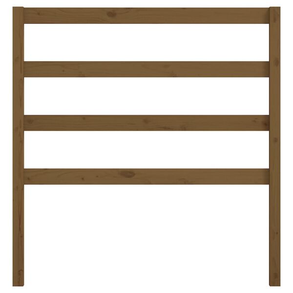 vidaXL Kopfteil Honigbraun 106x4x100 cm Massivholz Kiefer
