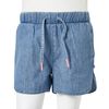 Kindershorts Jeansblau 104