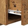 vidaXL Kopfteil mit Schrank mit Schubladen 3 pcs Altholz Holzwerkstoff