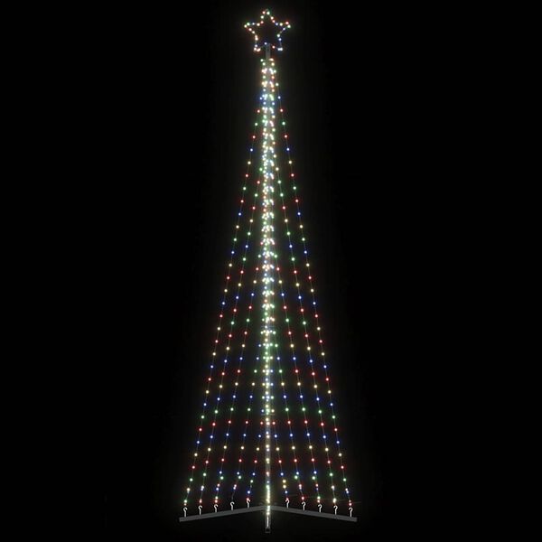 vidaXL LED Weihnachtsbaum 495 LEDs Mehrfarbig 300,5 cm
