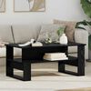 vidaXL Couchtisch Schwarz Eichen-Optik 90 x 50 x 40 cm Holzwerkstoff