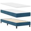 vidaXL Boxspringbett mit Matratze Dunkelblau 200 x 80 cm Samt
