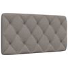 vidaXL Kopfteil-Kissen Taupe 100 cm Stoff