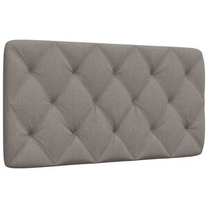 vidaXL Kopfteil-Kissen Taupe 100 cm Stoff