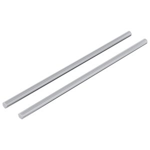 vidaXL Gewindestange 2 pcs Silber 6 x 170 mm Stahl