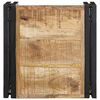 vidaXL Couchtisch 40x40x35 cm Raues Massivholz Mango