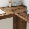 vidaXL Eck-Schreibtisch Altholz 140 x 113,5 x 75 cm Holzwerkstoff