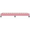 vidaXL Bettgestell ohne Matratze Rosa 80x210 cm Samt