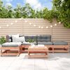 vidaXL 6-tlg. Garten-Lounge-Set mit Kissen Massivholz Douglasie