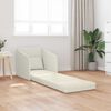 vidaXL Schlafsofa Creme 65 x 80 x 83 cm Samt