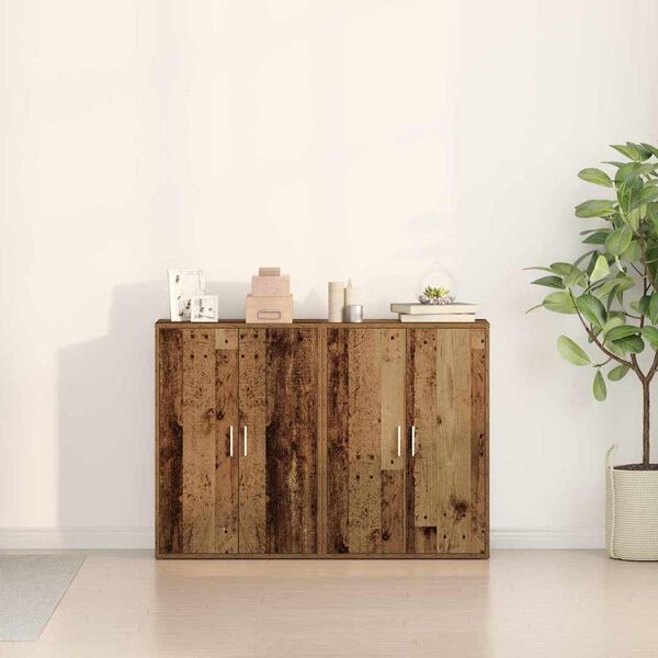 vidaXL Sideboard 2 pcs Altholz 60 x 31 x 84 cm Holzwerkstoff