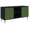 vidaXL TV-Schrank GELEEN 102 x 33 x 51 cm Schwarz Eichen-Optik