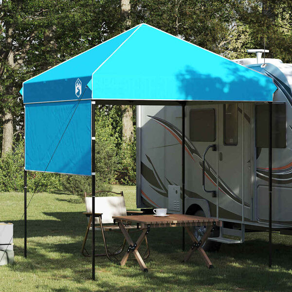vidaXL Pop-up Pavillon Zelt Blau 200 x 200 cm Stoff