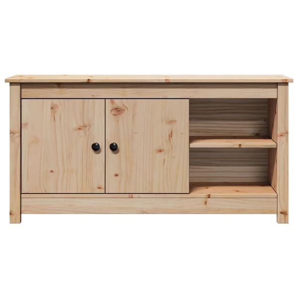 vidaXL TV-Schrank 103x36,5x52 cm Massivholz Kiefer