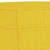 vidaXL Fußhocker Hellgelb 60x50x41 cm Stoff