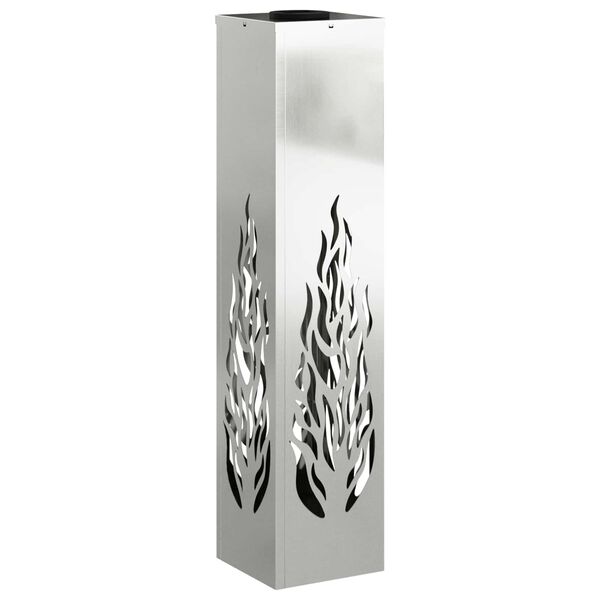 vidaXL Solar LED Weg Licht 2 pcs Silber Galvanisiertes Stahl