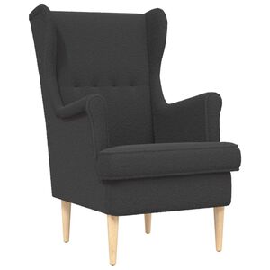 vidaXL Sessel Dunkelgrau Boucl&eacute;