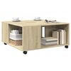 vidaXL Couchtisch Sonoma-Eiche 80x80x40 cm Holzwerkstoff