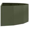 vidaXL Pflanzk&uuml;bel Olive Gr&uuml;n 120 x 60 x 35 cm Stahl