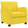 vidaXL Sessel Helles Gelb Stoff