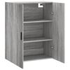 vidaXL Wandschrank Grau Sonoma 69,5x34x90 cm