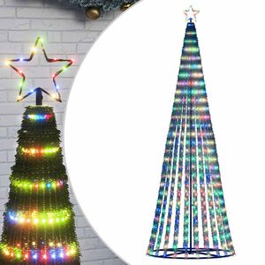 vidaXL LED Weihnachtsbaum 475 LEDs Mehrfarbig 247 cm