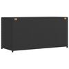 vidaXL Garten-Auflagenbox Schwarz 120x50x60 cm Poly Rattan
