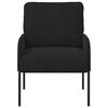 vidaXL Sofas mit Kissen 55cm Schwarz Sperrholz