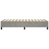 vidaXL Boxspringbettgestell Hellgrau 90x190 cm Samt