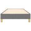vidaXL Boxspringbettgestell Dunkelgrau 90x190 cm Stoff