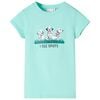 vidaXL Kinder-T-Shirt Helles Minzgr&uuml;n 116