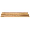 vidaXL Tischplatte 60x20x2,5 cm Rechteckig Raues Massivholz Mango